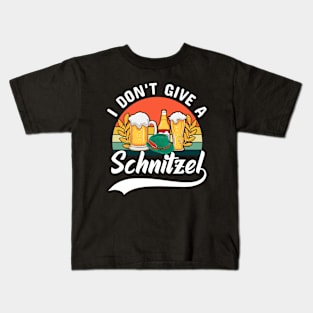 I don't give a Schnitzel Kids T-Shirt